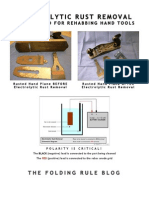 Electrolytic Rust Removal