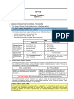 Criminal Procedure A