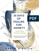 30 Days of Psalms For Anxiety Free Printable Bible Verses and Prayer Journal