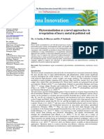 Phytoremediation As A Novel Approaches To Revegetation of Heavy Metal in Polluted Soil