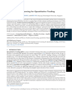 Reinforcement Learning For Quantitative Trading: Shuo Sun Rundong Wang Bo An