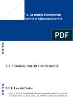 TEMA #3 La Teoría Económica