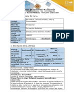 Guía de Actividades - Tarea 4 - Nuevas Fronteras y Artes Visuales