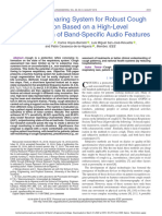 A Machine Hearing System For Robust Cough Detection Based On A High-Level Representation of Band-Specific Audio Features