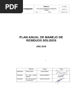 6.1. Plan Anual de Manejo de Residuos Solidos 2018 v3