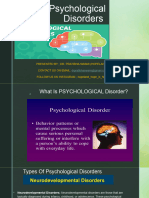 Psychological Disorders