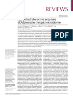 Reviews: Carbohydrate-Active Enzymes (Cazymes) in The Gut Microbiome