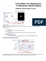 Windows Movie Maker For Beginners Handout