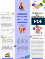 PROGRAMA DE INTEGRACIÓN ESCOLAR (PIE) (1) Triptico Facil de Explicar