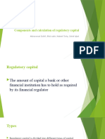 Components and Calculation of Regulatory Capital