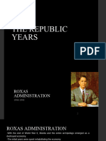 The Republic Years - 3rdq Reporting