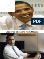 Leadership Lessons From OBAMA