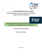 Gratuité Accouchement Phase Kinshasa - Le Projet - CSU 2022