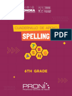 6th GRADE - SPELLING - CUADERNILLO DE APOYO