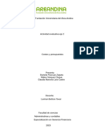 Actividad Evaluativa Eje 2 Costos y Presupuestos Ok