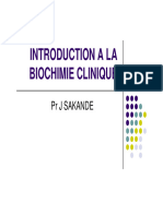 1 - INTRODUCTION A LA BIOCHIMIE MEDICALE (Mode de Compatibilité)