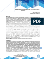 O TURISMO NO ESTADO DE MATO GROSSO: Análise Das Características e Planos Estratégicos