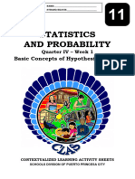 Core - 11 - Statistics-and-Probability - q4 - CLAS1 - Hypothesis - Testing - v1.2 - JOSEPH AURELLO