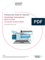 IGCSE Computer Science Pseudocode Prep