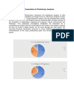 Data Presentation and Prelimenary Analysis