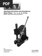 Operating Instructions and Parts Manual