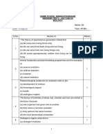 XII Bio Weekly Test 2