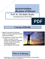 Characterization and Classification of Disease