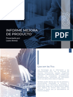 Informe Mejora de Producto