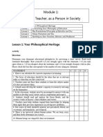 EDUC 122 - Lesson 1 To 5