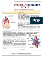 Resumo Anatomia e Fisiologia - Roteiro Iii