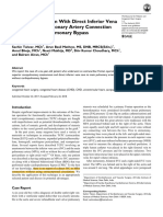 Extracardiac Fontan With Direct Inferior Vena Cava To Main Pulmonary Artery Connection Without Cardiopulmonary Bypass