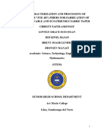 Characterization and Processing of Balete Vine 1