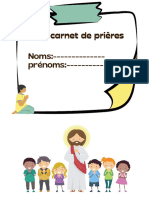 Carnet de Prière