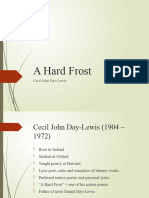 A Hard Frost - Cecil Day-Lewis