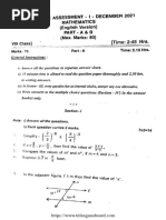 Tsbie Class 8 Mathematics English Version M 55 Dec 2021