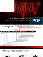 OSDFCon 2019 Volatility 3 Public Beta