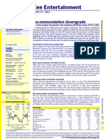 Zee Entertainment SELL (Recommendation Downgrade) 20240122