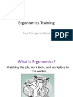 Ergomics Training Handouts