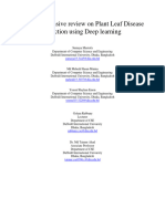 A Comprehensive Review On Plant Leaf Disease Detection Using Deep Learning