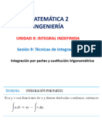 Semana 3 Técnicas de Integración Por Partes y Susti Trigo