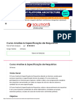 Curso Analise & Especificação de Requisitos - IT Solutionss