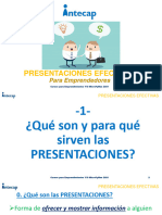 Presentaciones Efectivas para Emprendedores