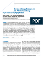 Review On Energy Management Strategies For Electric Vehicles Considering Degradation Using Aging Models