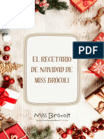 Recetario Navidad Miss Brócoli 2023