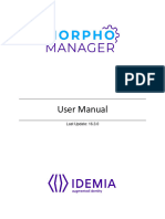 MorphoManager 16.3.0 - User Manual