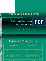 Verbs and Their Forms