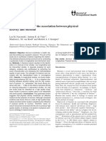 Systematic Review of The Association Between Physical Activity and Burnout