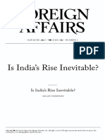 Is India's Rise Inevitable