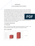 Chapter Four Data Analysis and Presentation of Findings