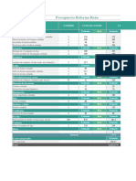 Plantilla Excel Presupuesto Reforma Baño